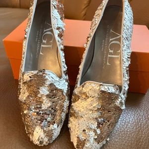 AGL Sequin Shoes, new in box